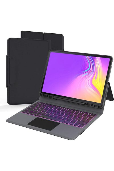 Samsung Galaxy Tab S7 FE Magic Keyboard Wireless Case with Trackpad, Stand & Backlit Keys