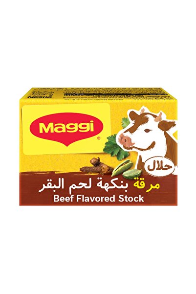 Maggi Beef Flavored Stock 24 x 18 g Rich and Savory Seasoning Cubes for Soups Stews and Rice Dishes