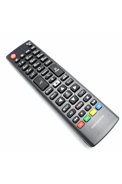 NO BRAND TV Remote Control, Compatible with LG AKB74915324, Black