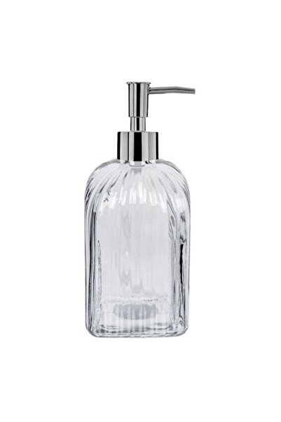 OEM Dozator de săpun lichid ISj1498, sticlă, 500 ml, H 20 cm, negru