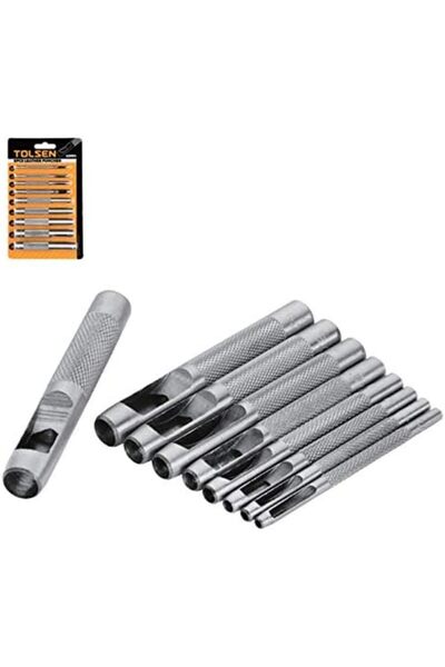 TOLSEN Leather Punch 9 Pieces by