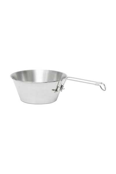 Choice silve Outdoor Stainless Steel Folding Bowls Picnic and Barbecue Folding Water Cups Camping Ultra-lig