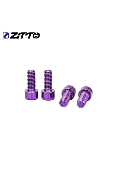ZTTO 4 قطع من براغي تثبيت حامل زجاجة المياه للدراجات الجبلية والطرق، براغي سد...