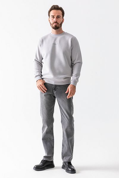 JB John Borners Men's Wide Leg Baggy Fit Jeans Smoked - 7505