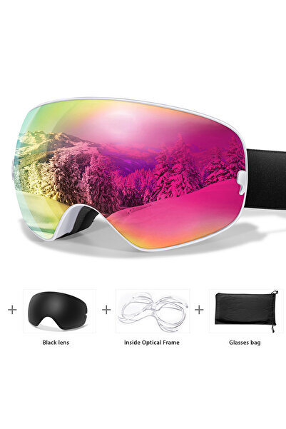 Choice SA14-LS1-OA Ourdoor Sports Teen Men Women Ski Goggles-Anti-fog UV400 Eyewear, Christmas and New Year
