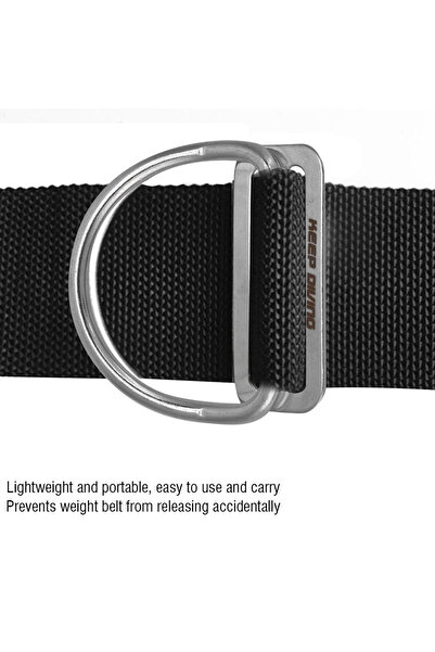 Choice Diving Weight Belt Keeper KEEP DIVING Durable Stainless Steel Slide Buckle Strap Belt Keeper Divi...
