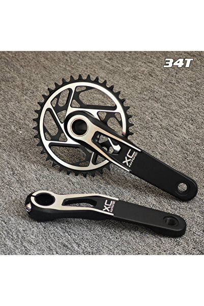 Choice 170mm Crank 34T GOLDIX mountain bike crank chain wheel set, fixed with...