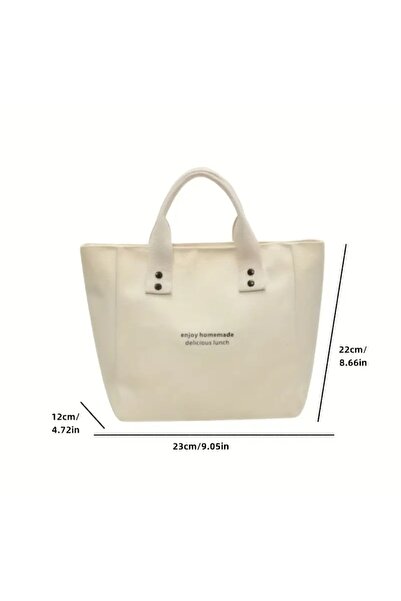 ÇANTA sabit kayışlı geniş kapasiteli polyester astarlı kahverengi renk omuz çantası