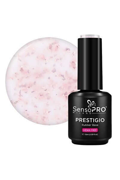 SensoPRO Milano Baza de cauciuc PRESTIGIO SensoPRO Milano - Pudra Intriga 15ml