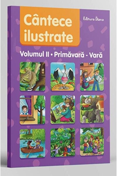 Editura Diana Set planse Cantece ilustrate Primavara - Vara