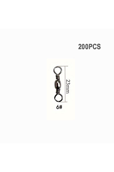Choice 6-27 كجم 60 رطل - 23 مم Goture 200 قطعة من خطافات صيد السمك الدوارة ال...