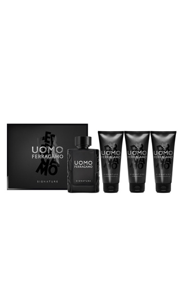 Salvatore Ferragamo Uomo Signature EDP Shampoo & Shower Gel Set for Men