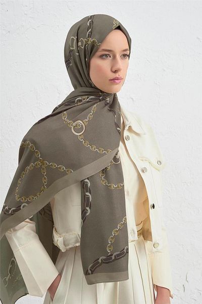 Armine Silk Chain Shawl 2 14