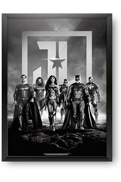 Emoda home Trove ملصق حائط مقاس A4 بتصميم فني رئيسي من Justice League Snyder'...