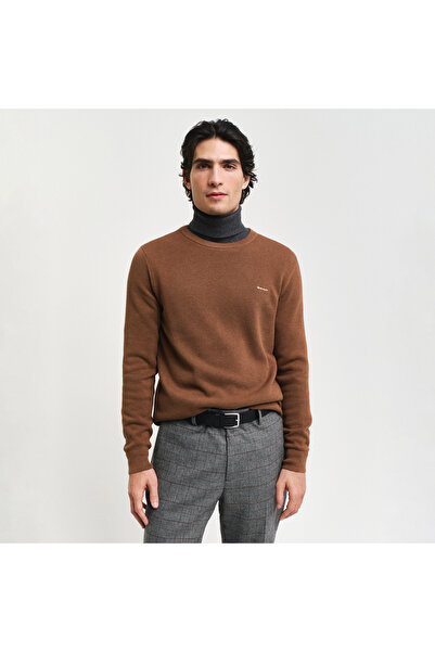 Gant Erkek Regular Fit Bisiklet Yaka Kazak
