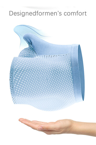 Generic 3 Pack Men's Underwear Ice Silk Bullet Separation Thin Section Soft Quick Dry Boxer Briefs