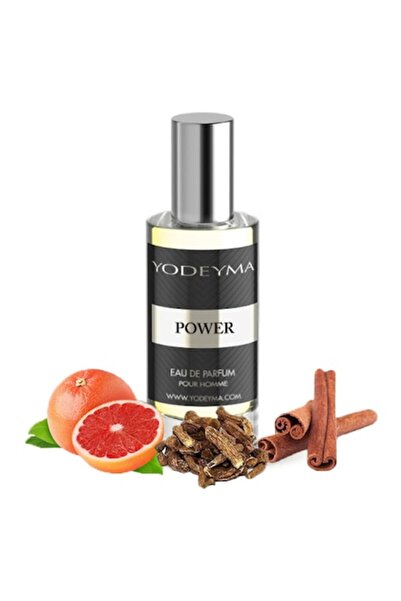 Yodeyma Power Eau de Parfum for Men, Grapefruit, Cinnamon, and Patchouli, 15ml