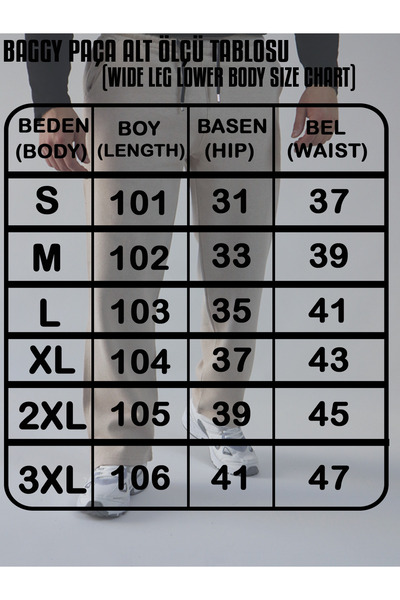 mw memowear Bol Paça 2 İplik Gri Eşofman Altı