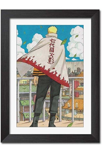 Emoda home Trove ملصق هوكاجي ناروتو، ملصق أنمي ناروتو، لوحات مؤطرة مع مات فينيس