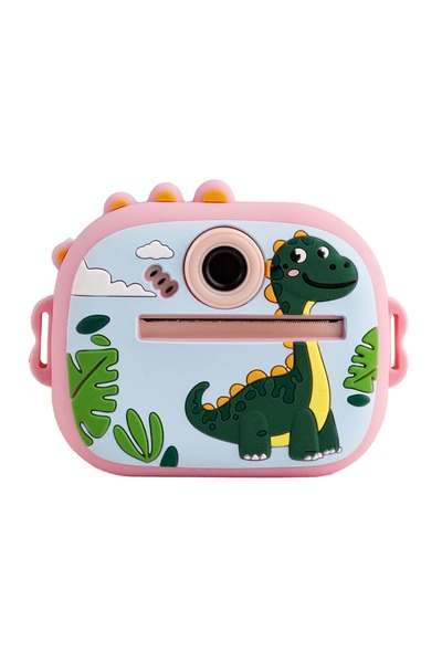 4Berry طابعة صور محمولة M5 وكاميرا ديناصور وردي