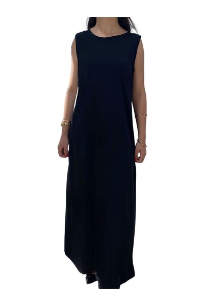 DEMOİSELLE Women's Crew Neck Sleeveless Dress