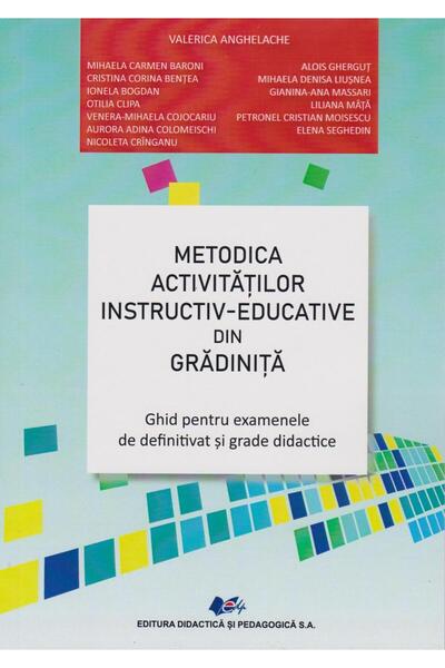 Editura Didactica si Pedagogica Metodica activitatilor instructiv-educative d...