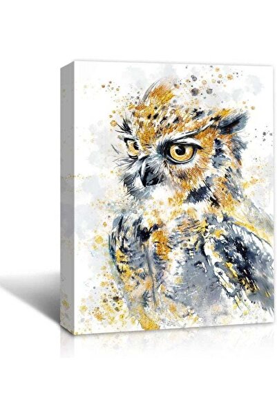 Emoda home Trove لوحة فنية جدارية على شكل بومة لحيوانات من إيمودا C8BUSIS لتز...