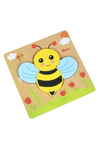 Mixbo Wooden Puzzle for Children Mixbo, Bee, 5 Pieces, 15 x 15 cm, Multicolor