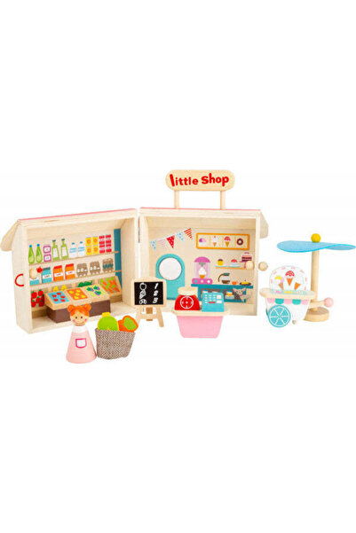 TEN SHOP Wooden Shop in a Suitcase for Kids