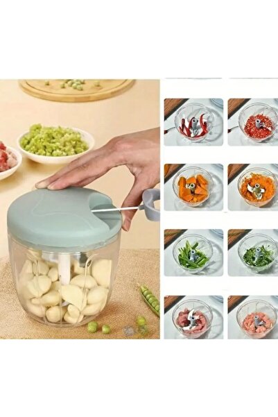 Multiamo 5-Blade Stringed Handheld Rondosu Large Size Onion Vegetable Chopper