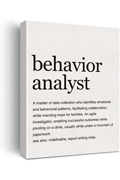 Emoda home Trove لوحة فنية جدارية مطبوعة على قماش لتعريف محلل السلوك من ليكسيفو