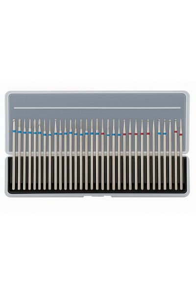 Mustore 30-Piece Diamond Milling Bit Set – Professional Cleaning Bits for Manicure and Pedicure