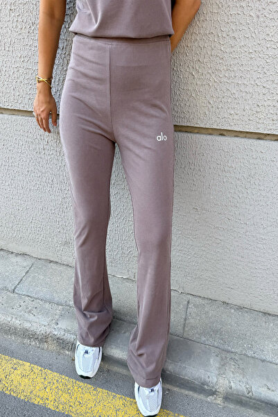 Seda Yalçın Atelier Σετ καφέ Modal T-Shirt Ισπανικό κολάν με γάμπα