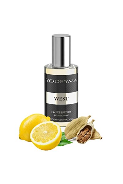 Yodeyma West Eau de Parfum pentru bărbați, note de lămâie, cardamom și boabe ...