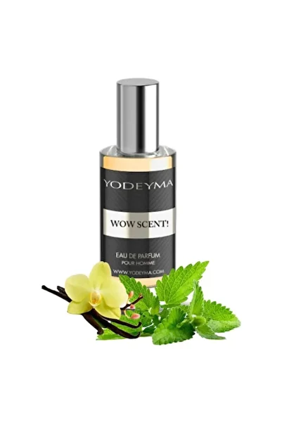 Yodeyma Wow Scent! Eau de Parfum for Men, Mint, Sage, and Vanilla Notes, 15ml