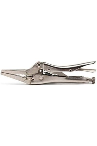 SATA Locking Pliers with Curved Jaw, Chrome-Molybdenum Steel Alloy and Wire Cutter - ST71102ST, 9-In