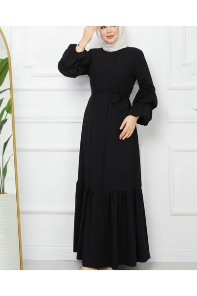 RABİA STORE Kol Detay Abaya Ferace