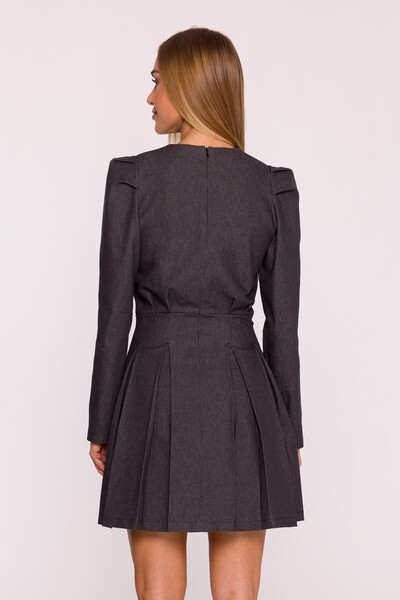 Made of Emotion Flared dress with deep pleats