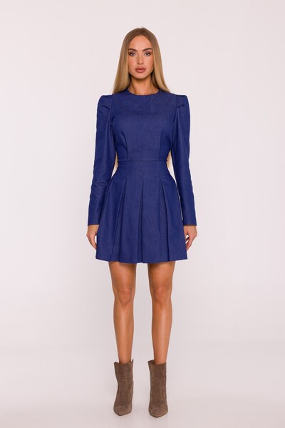 Made of Emotion Flared dress with deep pleats