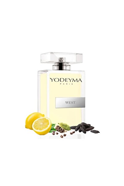 Yodeyma West Eau de Parfum pentru bărbați, Lămâie, Cardamom și Boabe de Tonka...