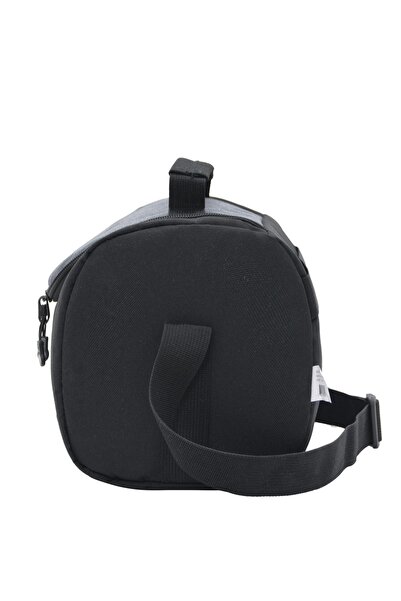 FULL STOP حقيبة غداء معزولة باللونين الأسود والرمادي