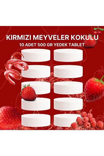 Saban 5 Adet 2x500 gr Nem Alıcı Rutubet Ve Küf Önleyici Yedek Tablet Kırmızı ...