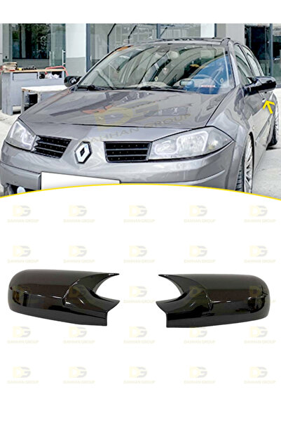 DG Power Renault Megane 2 2002 - 2009Uyumlu Batman Yarasa Ayna Kapağı Parlak ...