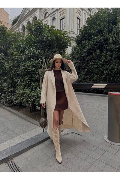 Lamierra Shawl Collar Soft Long Knitwear Cardigan