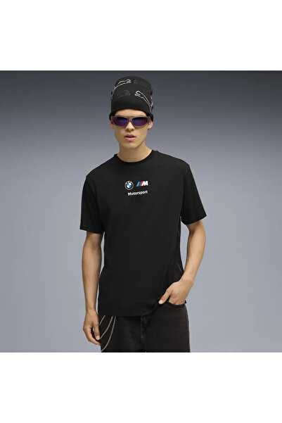 Puma BMW MMS ESS+ Logo Tee II Siyah Erkek T-Shirt
