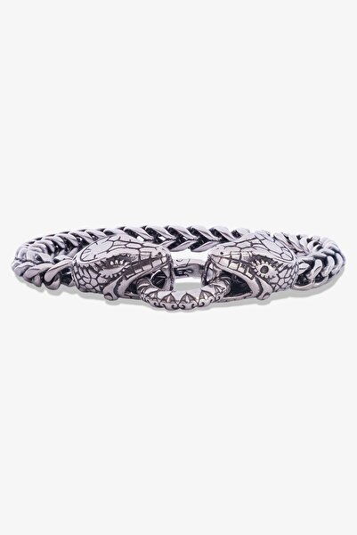 Getto Deri Dragon Snake Steel Bracelet