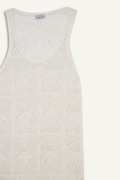 DeFacto Slim Fit Tight Fit Crew Neck Sleeveless Dress G0278Ax25Hs