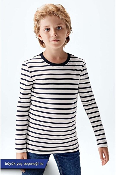 Brix 8530 Tricou pentru băieți, culoare ecru, 100% bumbac