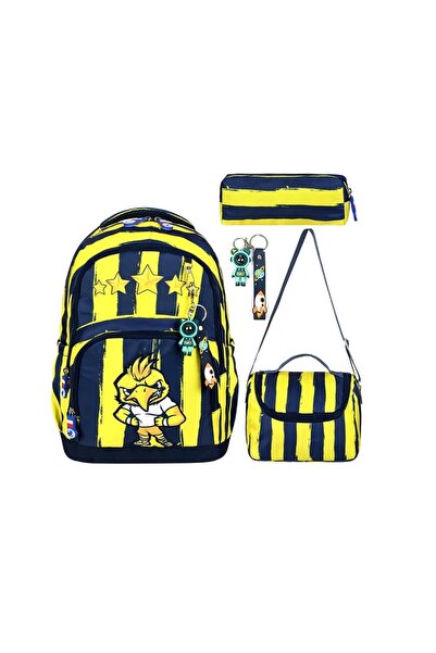 ATHLETIC Σχολική τσάντα για αγόρια Σετ 3 τεμαχίων Σχολική τσάντα με σχέδιο βε...