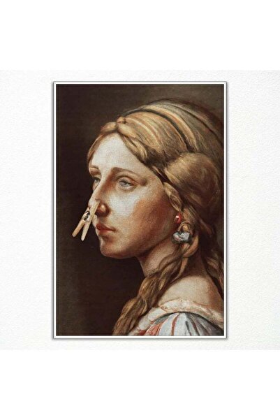 Emoda home Trove لوحة فنية مضحكة للحمام من EMODA، ملصق حمام مضحك عتيق، فتاة ك...